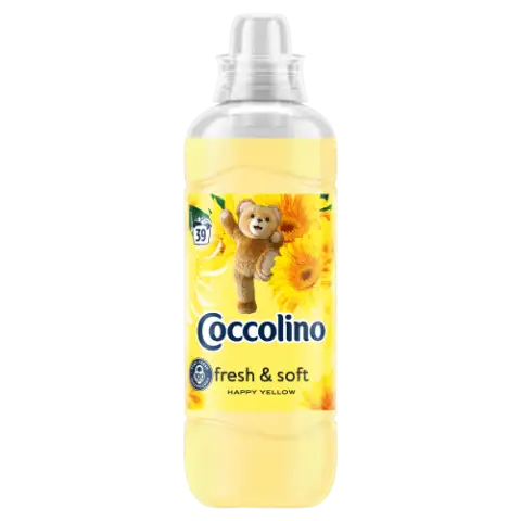 Coccolino Fresh & Soft Happy Yellow öblítőkoncentrátum 39 mosás 975 ml termékhez kapcsolódó kép