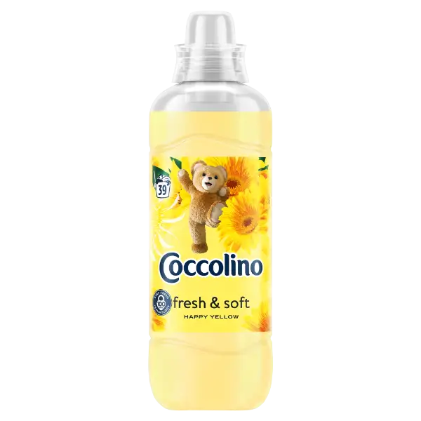 Coccolino Fresh & Soft Happy Yellow öblítőkoncentrátum 39 mosás 975 ml termékhez kapcsolódó kép