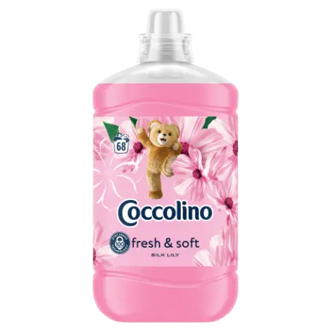 Coccolino Fresh & Soft Silk Lily öblítőkoncentrátum 68 mosás 1700 ml termékhez kapcsolódó kép