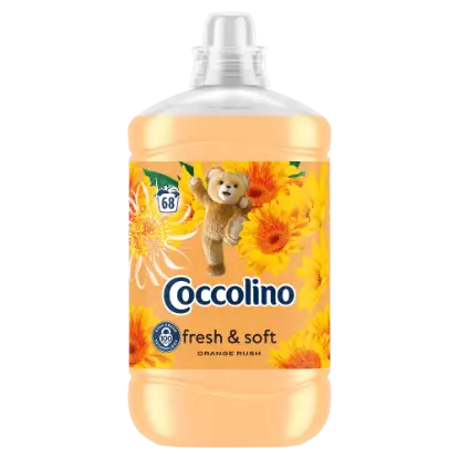 Coccolino Fresh & Soft Orange Rush öblítőkoncentrátum 68 mosás 1700 ml termékhez kapcsolódó kép