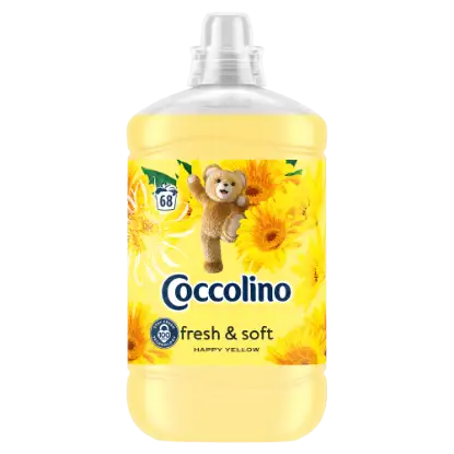 Coccolino Fresh & Soft Happy Yellow öblítőkoncentrátum 68 mosás 1700 ml termékhez kapcsolódó kép