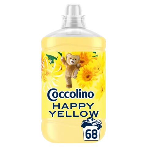 Coccolino Fresh & Soft Happy Yellow öblítőkoncentrátum 68 mosás 1700 ml termékhez kapcsolódó kép