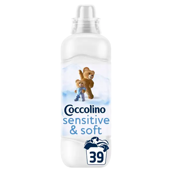 Coccolino Sensitive & Soft öblítőkoncentrátum 39 mosás 975 ml termékhez kapcsolódó kép