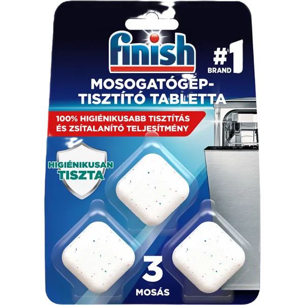 Finish mosogatógép tisztító tabletta 3 x 17 g (51 g) termékhez kapcsolódó kép