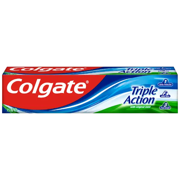 Colgate Triple Action fogkrém 75 ml termékhez kapcsolódó kép