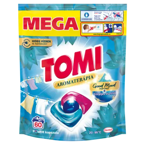 Tomi Aromaterápia Lótusz Power mosószer kapszula 60 mosás 720 g termékhez kapcsolódó kép
