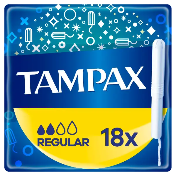 Tampax Regular Tampon Kartonból Készült Applikátorral, 18 db termékhez kapcsolódó kép