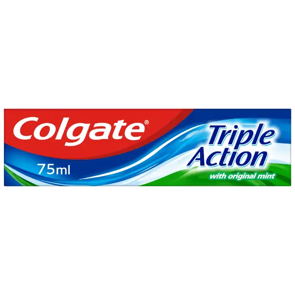 Colgate Triple Action fogkrém 75 ml termékhez kapcsolódó kép