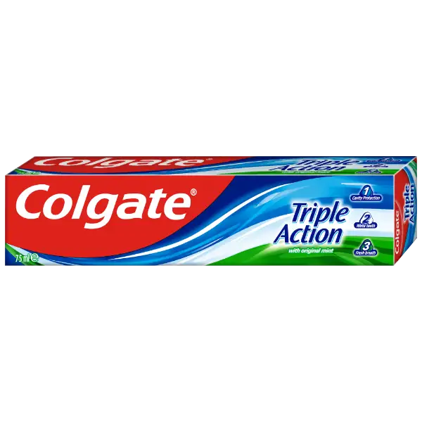 Colgate Triple Action fogkrém 75 ml termékhez kapcsolódó kép