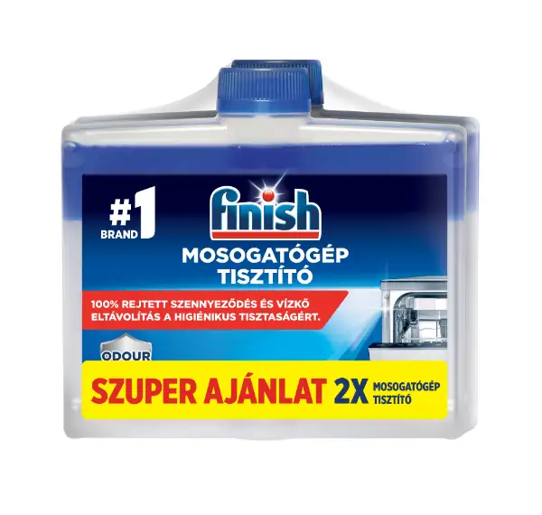 Finish mosogatógép tisztító 2 x 250 ml termékhez kapcsolódó kép