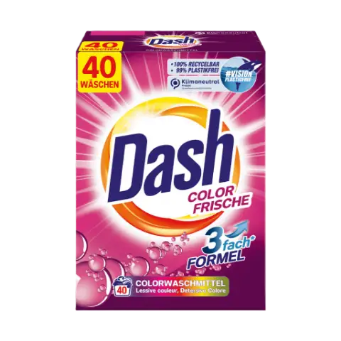 Dash mosópor dobozs 40mosás 2,6kg Color fresh termékhez kapcsolódó kép