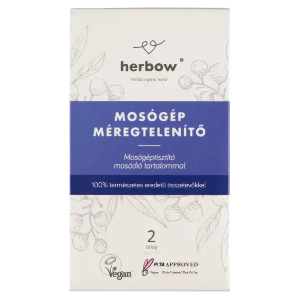 Herbow mosógép méregtelenítő 2 x 100 g termékhez kapcsolódó kép