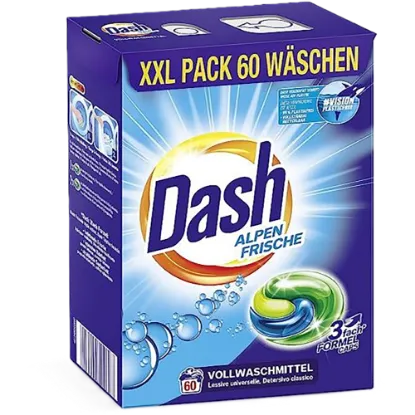 Dash folyékony kapszula 60 mosás 60db 3in1 Alpine Fresh termékhez kapcsolódó kép