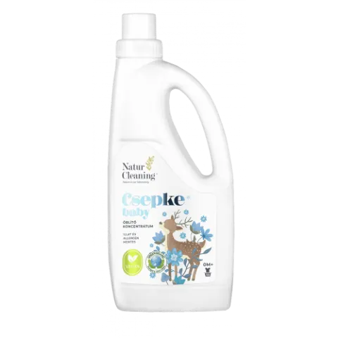 NaturCleaning Csepke Baby illat és allergén mentes öblítő koncentrátum 50 mosás 1000 ml termékhez kapcsolódó kép