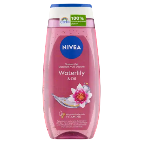 NIVEA Waterlily & Oil frissítő hatású tusfürdő 250 ml termékhez kapcsolódó kép