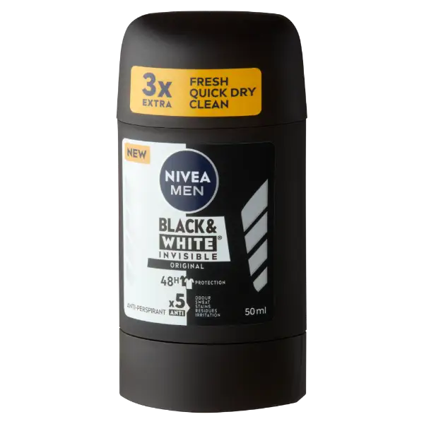 NIVEA MEN Black & White Invisible Original izzadásgátló 50 ml termékhez kapcsolódó kép