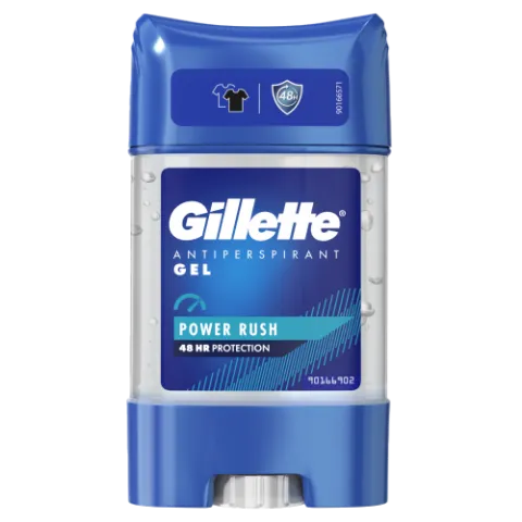 Gillette Power Rush Izzadásgátló Dezodor Zselés  Férfiaknak termékhez kapcsolódó kép
