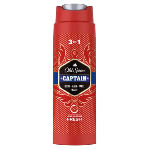 Old Spice Captain Tusfürdő És Sampon Férfiaknak, 250 ml termékhez kapcsolódó kép