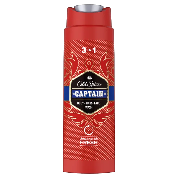 Old Spice Captain Tusfürdő És Sampon Férfiaknak, 250 ml termékhez kapcsolódó kép