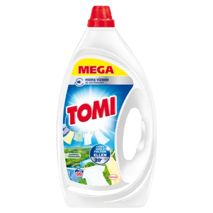 Tomi Amazónia Frissessége folyékony mosószer fehér és világos ruhákhoz 88 mosás 3,96 l termékhez kapcsolódó kép