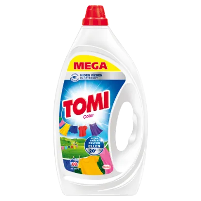 Tomi Color folyékony mosószer színes ruhákhoz 88 mosás 3,96 l termékhez kapcsolódó kép