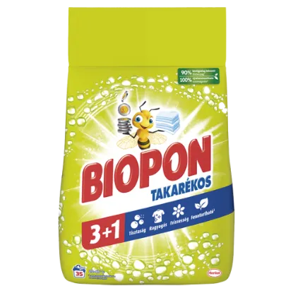 Biopon  mosószer fehér és színes ruhákhoz 35 mosás 2,10 kg termékhez kapcsolódó kép