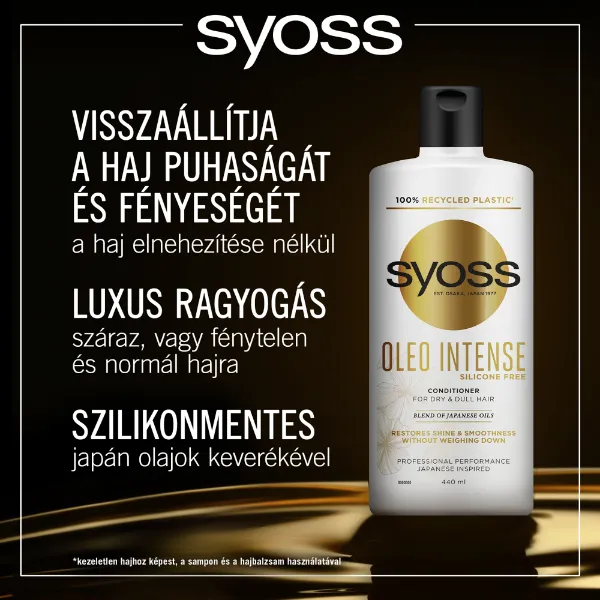 Syoss Oleo Intense hajbalzsam száraz vagy fénytelen hajra 440 ml termékhez kapcsolódó kép