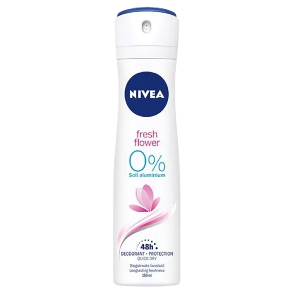 Nivea Deo Spray Women 150ML Fresh Flower 0% aluminium termékhez kapcsolódó kép