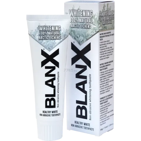 Blanx fehérítő fogkrém 100% természetes sarki zuzmóval 75 ml termékhez kapcsolódó kép