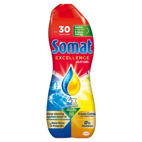 Somat Excellence Duo Gel gépi mosogatószer gél 30 mosogatás 540 ml  termékhez kapcsolódó kép