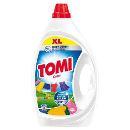Tomi Color folyékony mosószer színes ruhákhoz 55 mosás 2,475 l termékhez kapcsolódó kép