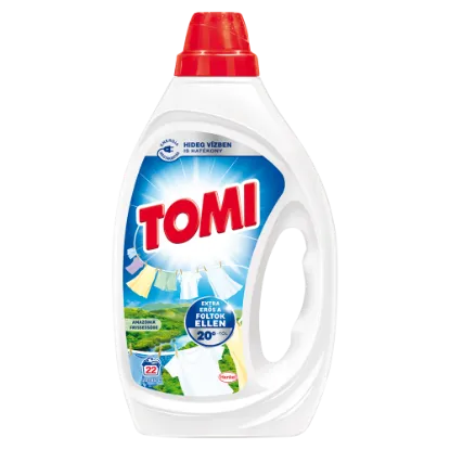 Tomi Amazónia Frissesége folyékony mosószer fehér és színes ruhákhoz 22 mosás 990 ml termékhez kapcsolódó kép