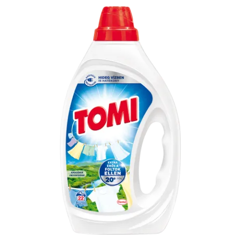 Tomi Amazónia Frissesége folyékony mosószer fehér és színes ruhákhoz 22 mosás 990 ml termékhez kapcsolódó kép