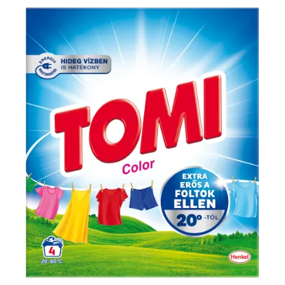 Tomi Color mosószer színes ruhákhoz 4 mosás 220 g termékhez kapcsolódó kép