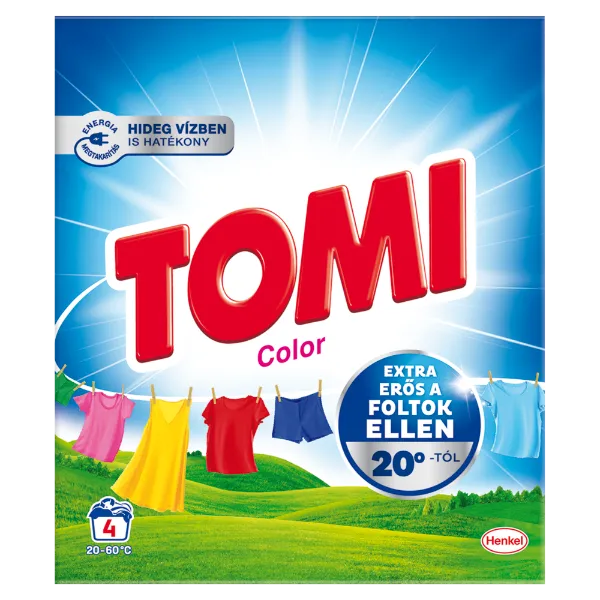 Tomi Color mosószer színes ruhákhoz 4 mosás 220 g termékhez kapcsolódó kép