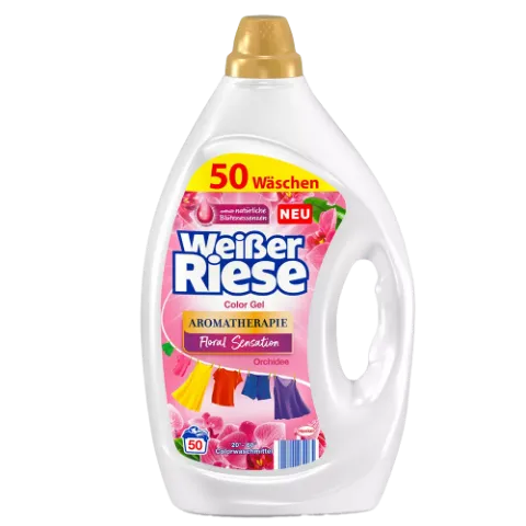 Weisser Riese folyékony mosószer 50 mosás 2,25l Color Aromatherapy termékhez kapcsolódó kép