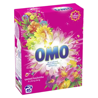 Omo mosópor dobozos 45 mosás 2,52kg Tropical Flowers termékhez kapcsolódó kép