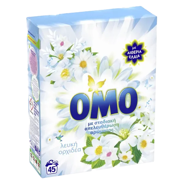 Omo mosópor dobozos 45 mosás 2,52kg White Orchid termékhez kapcsolódó kép