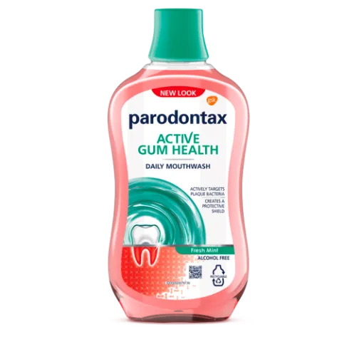 Parodontax Active Gum Health Fresh Mint alkoholmentes szájvíz fluoriddal 500 ml termékhez kapcsolódó kép