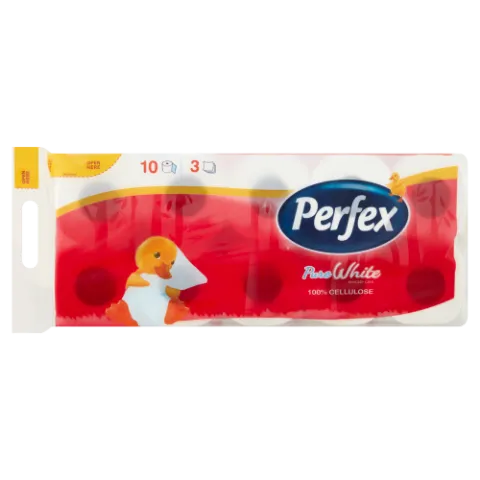 Perfex Pure White toalett papír 3 rétegű 10 tekercs termékhez kapcsolódó kép