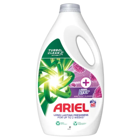 Ariel Folyékony Mosószer 3l, 60 Mosáshoz, +Touch Of Lenor Amethyst Flower termékhez kapcsolódó kép