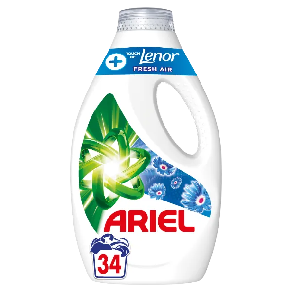 Ariel Folyékony Mosószer 1.7l, 34 Mosáshoz, +Touch Of Lenor Fresh Air termékhez kapcsolódó kép