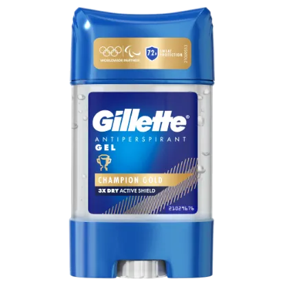 Gillette Champion Gold Izzadásgátló Gél Dezodor Férfiaknak, 70 ml termékhez kapcsolódó kép