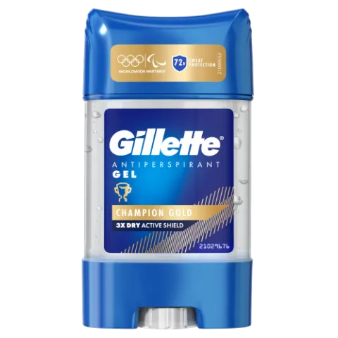 Gillette Champion Gold Izzadásgátló Gél Dezodor Férfiaknak, 70 ml termékhez kapcsolódó kép