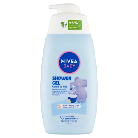 NIVEA Baby Head to Toe babasampon és fürdető 500 ml termékhez kapcsolódó kép