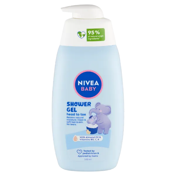 NIVEA Baby Head to Toe babasampon és fürdető 500 ml termékhez kapcsolódó kép