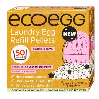 Ecoegg Mosótojás 50 mosás Utántöltő TURMALIN golyóval British Blooms termékhez kapcsolódó kép