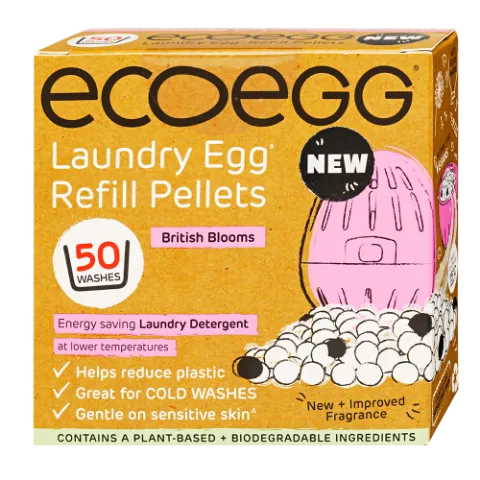 Ecoegg Mosótojás 50 mosás Utántöltő TURMALIN golyóval British Blooms termékhez kapcsolódó kép