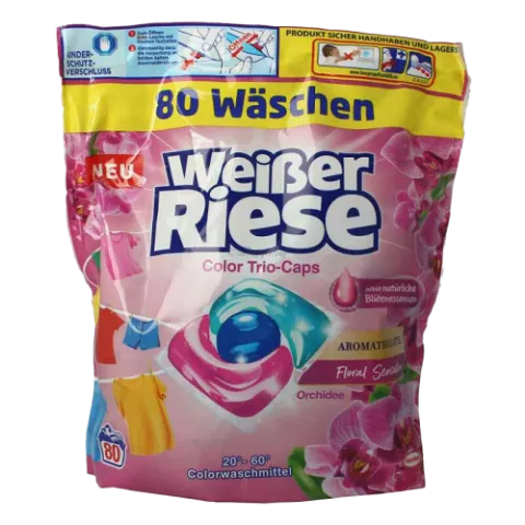 Weisser Riese folyékony kapszula 80 mosás 80 db Trio Color Orchidea termékhez kapcsolódó kép