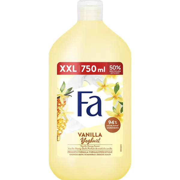 Fa Vanilla Honey Yoghurt tus- és habfürdő 750 ml termékhez kapcsolódó kép